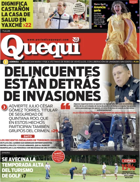 Portada de Quequi (contraportada) del martes, 14 de octubre de 2025