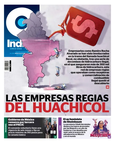 Portada de Reporte Indigo Monterrey del miércoles, 19 de noviembre de 2025