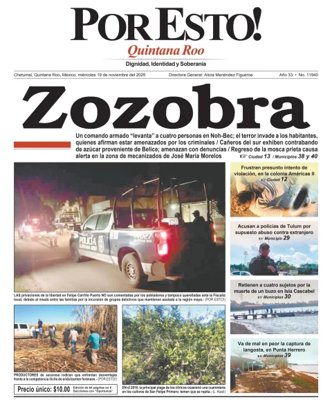 Portada de Por Esto (quintana Roo Chetumal)