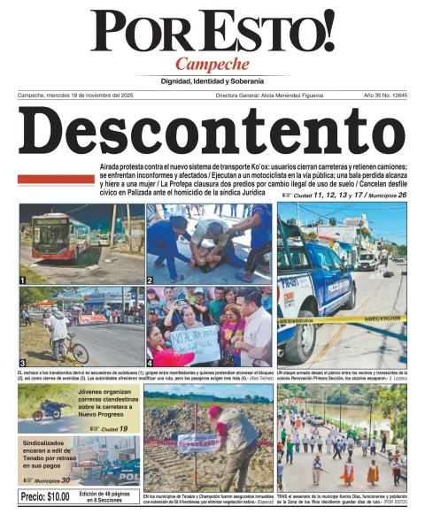 Portada de Por Esto (campeche)