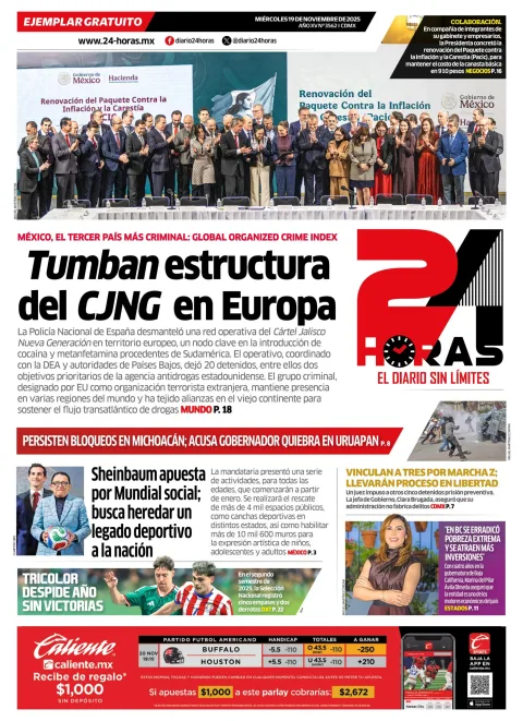 Portada de 24 Horas