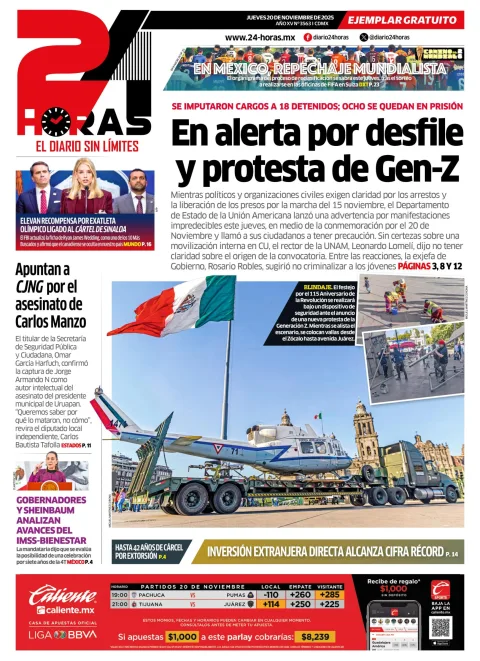 Portada de 24 Horas