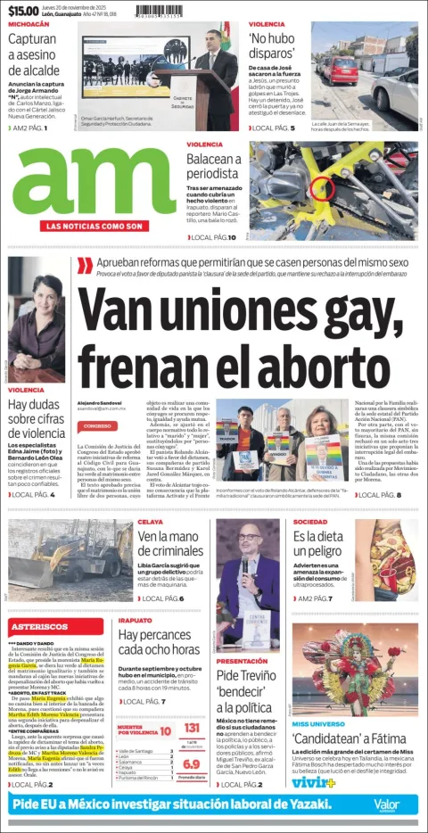 Portada de Am Corredor Industrial del jueves, 20 de noviembre de 2025