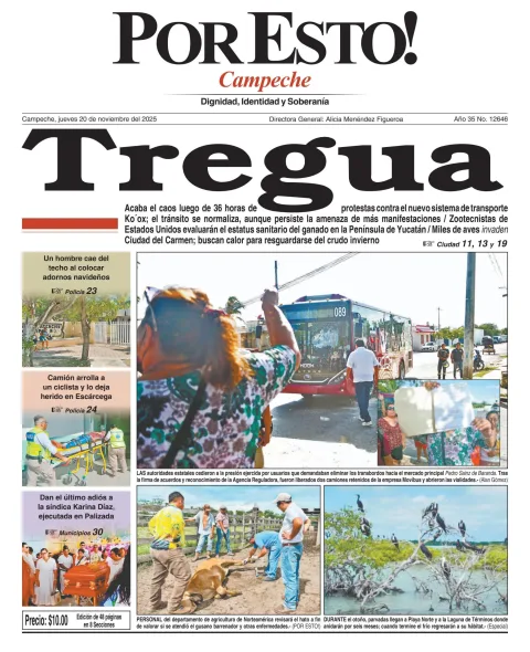 Portada de Por Esto (campeche)