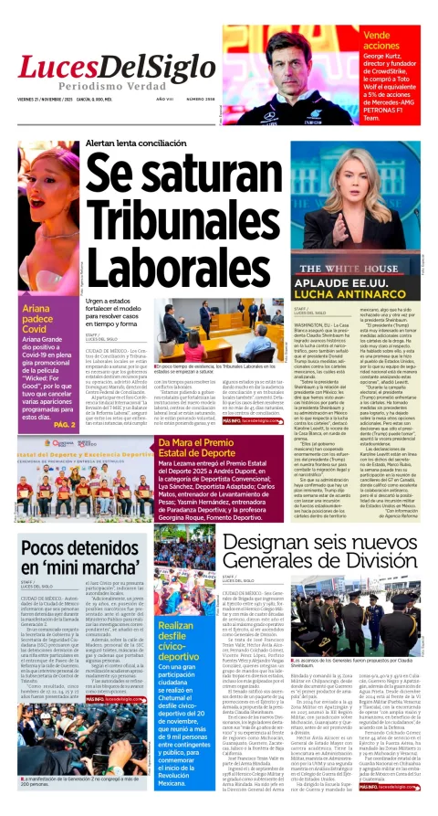 Portada de Luces del Siglo