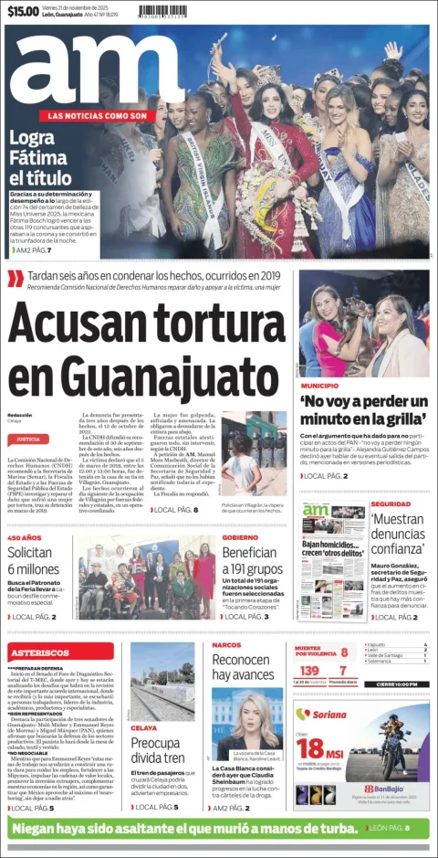 Portada de Am Corredor Industrial del viernes, 21 de noviembre de 2025