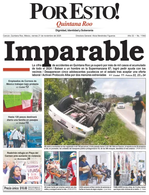 Portada de Por Esto (quintana Roo Cancun)