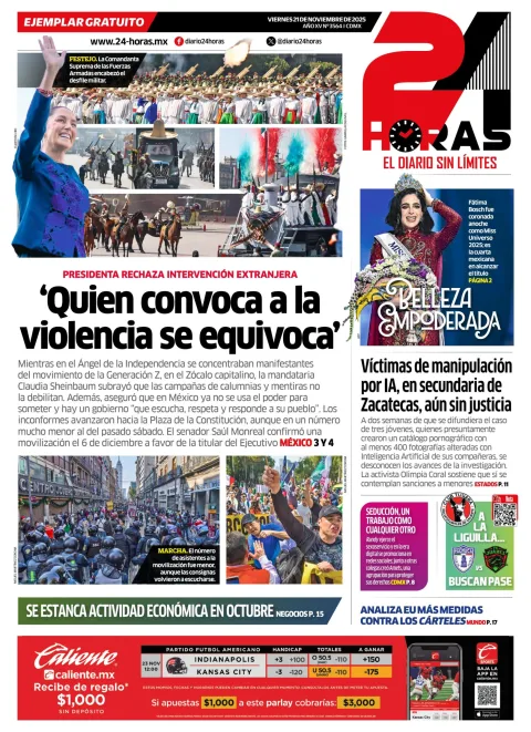 Portada de 24 Horas