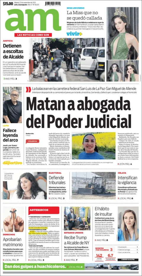 Portada de Am Corredor Industrial del sábado, 22 de noviembre de 2025