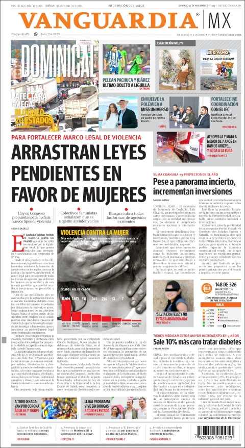 Portada de Vanguardia