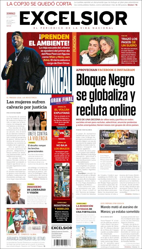 Portada de Excelsior