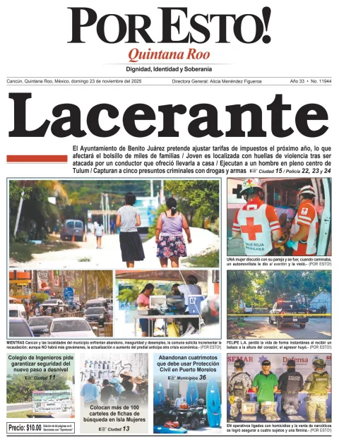 Portada de Por Esto (quintana Roo Cancun)