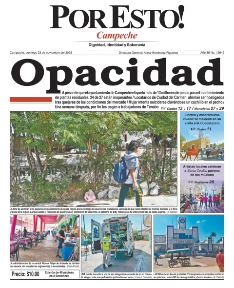 Portada de Por Esto (campeche)