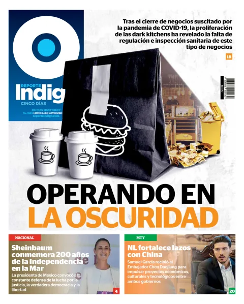 Portada de Reporte Indigo Monterrey del lunes, 24 de noviembre de 2025
