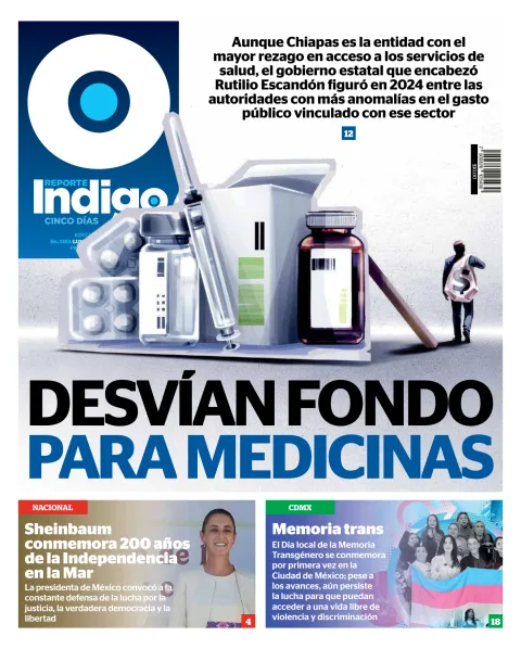 Portada de Reporte Indigo Guadalajara del lunes, 24 de noviembre de 2025