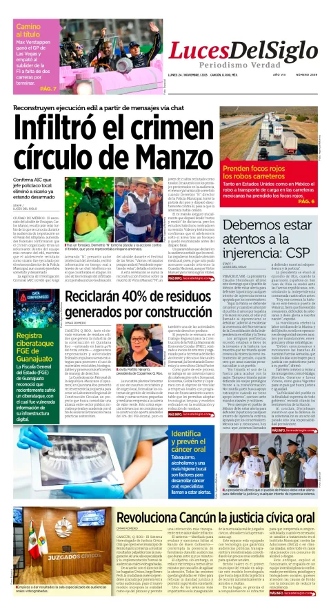Portada de Luces del Siglo