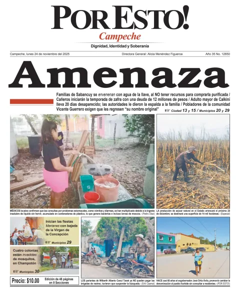 Portada de Por Esto (campeche)