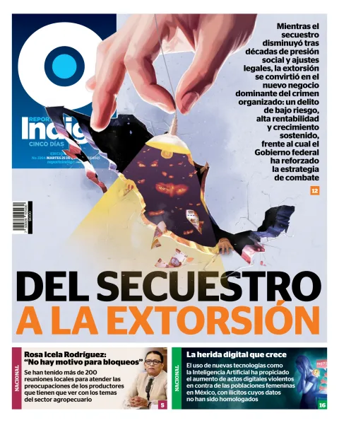 Portada de Reporte Indigo Nacional del martes, 25 de noviembre de 2025