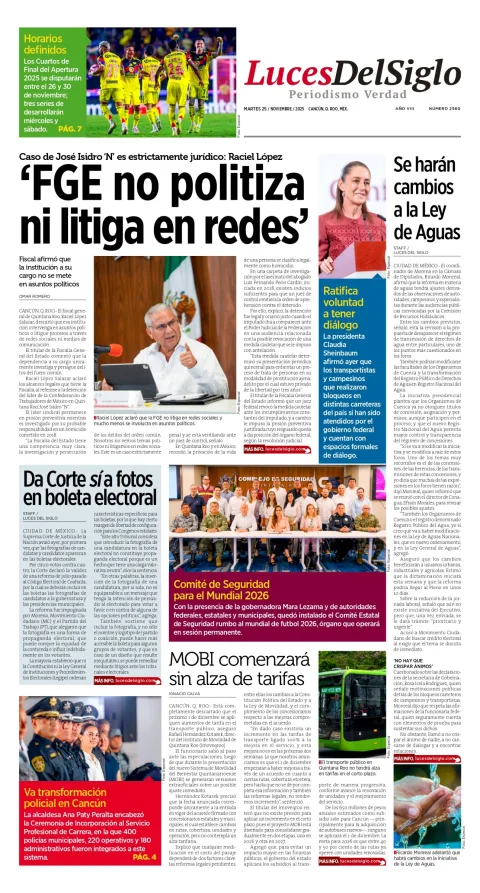 Portada de Luces del Siglo