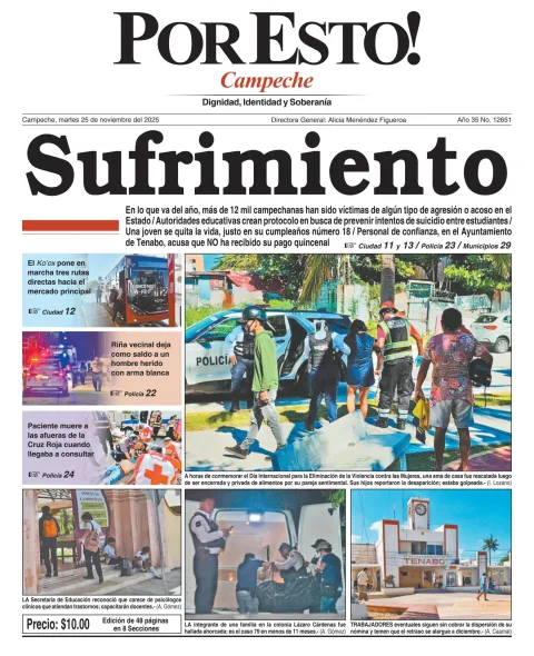 Portada de Por Esto (campeche)