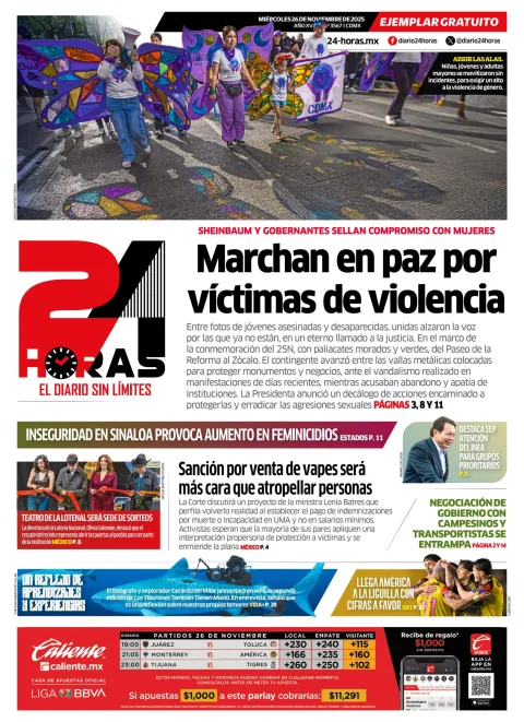 Portada de 24 Horas