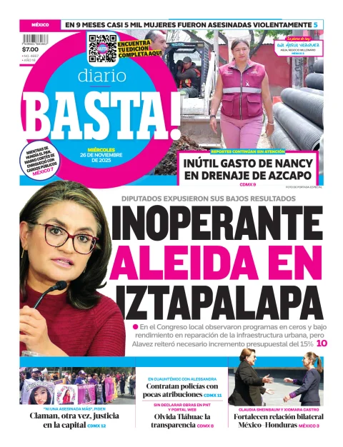 Portada de Basta! (portada)