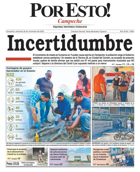Portada de Por Esto (campeche)