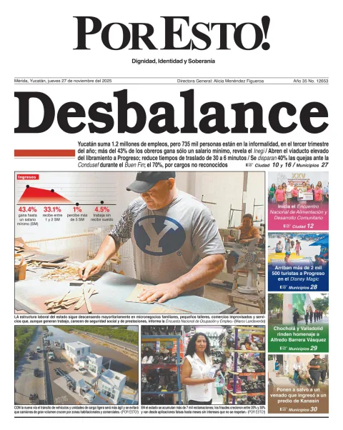 Portada de Por Esto (merida, Yucatan)