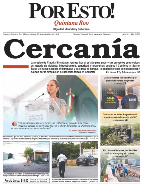 Portada de Por Esto (quintana Roo Cancun)