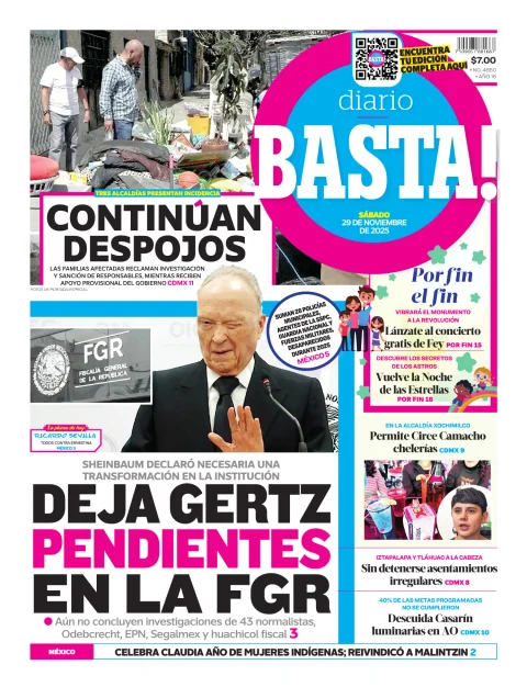 Portada de Basta! (portada)