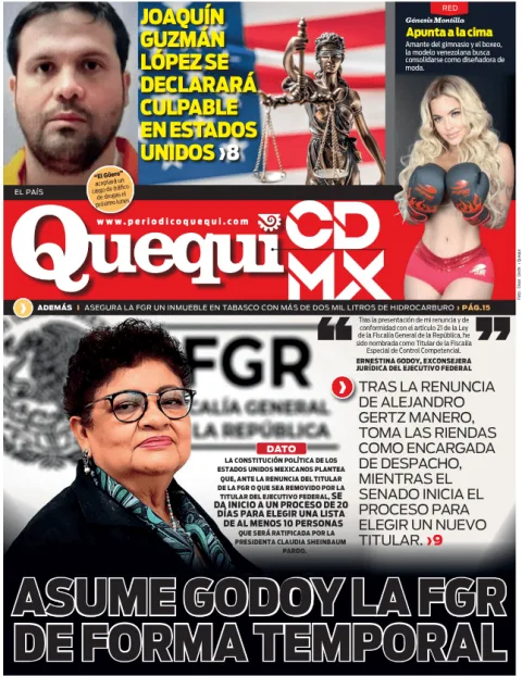 Portada de Quequi CDMX (contraportada) del sábado, 29 de noviembre de 2025