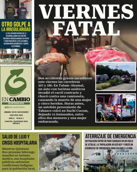 Portada de En Cambio - Quintana Roo (contraportada)