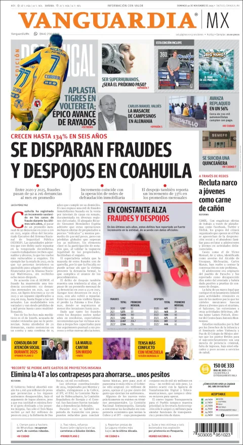 Portada de Vanguardia