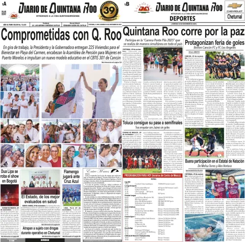 Portada de Diario de Quintana Roo (portada)