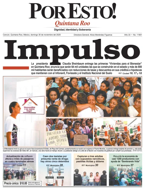 Portada de Por Esto (quintana Roo Cancun)