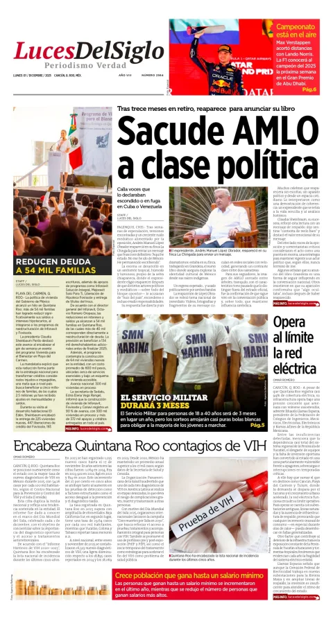 Portada de Luces del Siglo