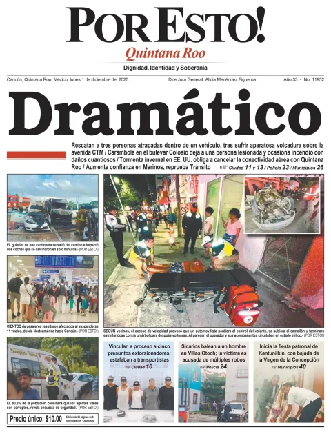 Portada de Por Esto (quintana Roo Cancun)