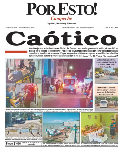 Portada de Por Esto (campeche)