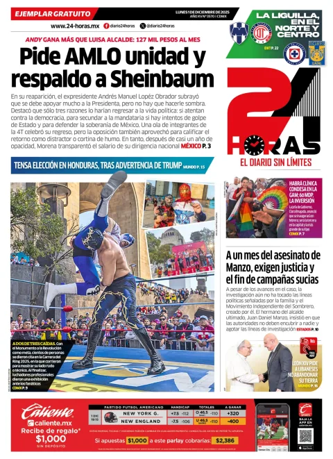Portada de 24 Horas