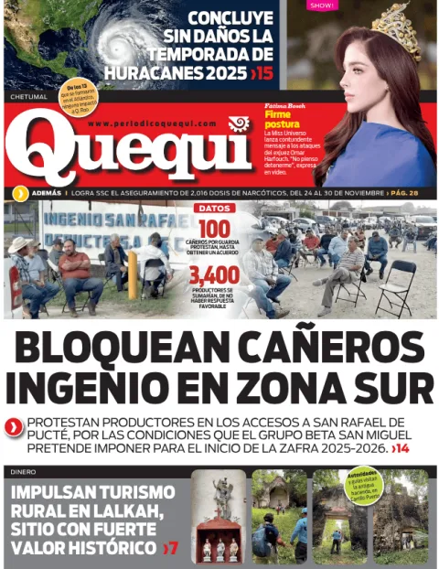Portada de Quequi (contraportada) del martes, 2 de diciembre de 2025