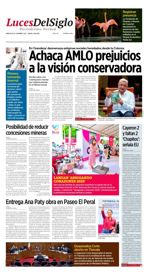 Portada de Luces del Siglo