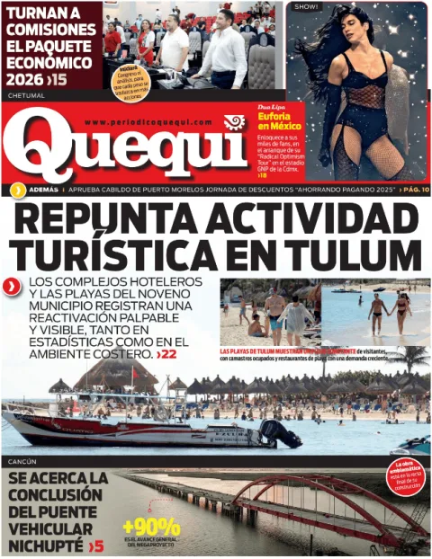 Portada de Quequi (contraportada) del miércoles, 3 de diciembre de 2025