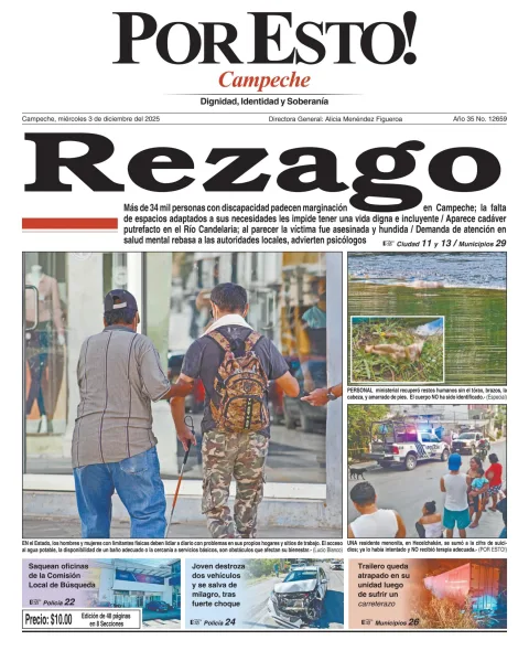Portada de Por Esto (campeche)