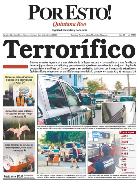 Portada de Por Esto (quintana Roo Cancun)