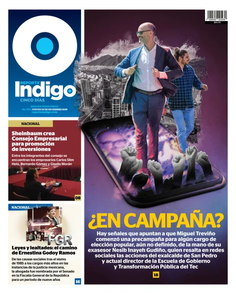 Portada de Reporte Indigo Monterrey del jueves, 4 de diciembre de 2025