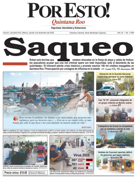 Portada de Por Esto (quintana Roo Cancun)