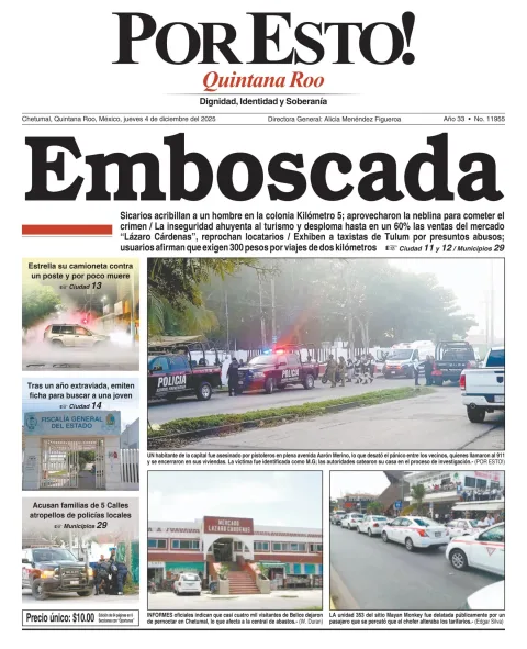 Portada de Por Esto (quintana Roo Chetumal)