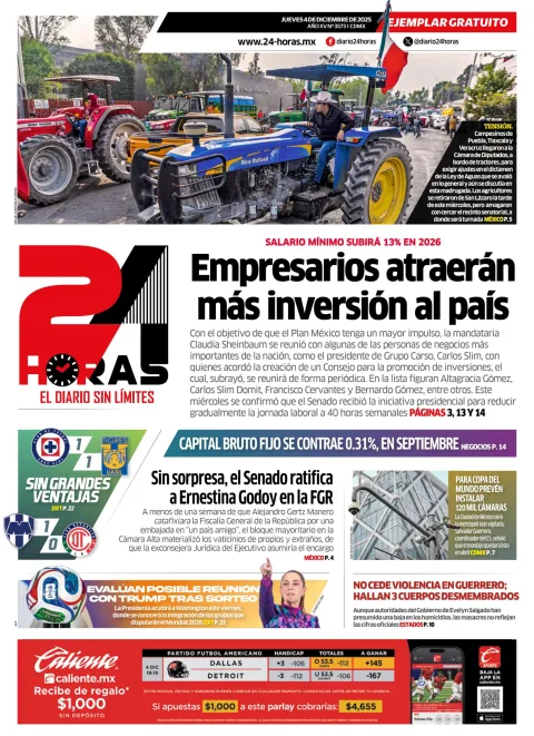 Portada de 24 Horas