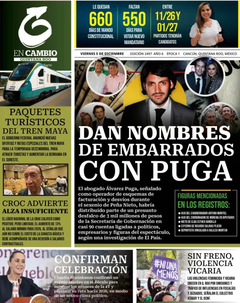 Portada de En Cambio - Quintana Roo (portada)
