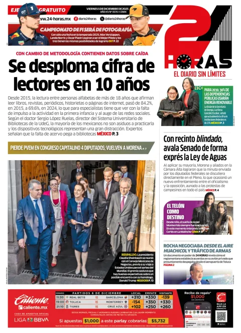 Portada de 24 Horas